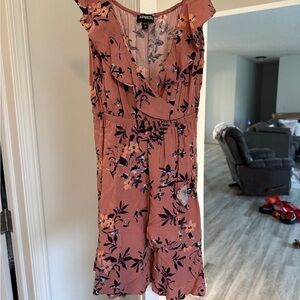 Bundle express ruffle dress floral